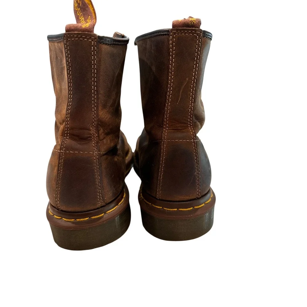 Dr. Martens 1460 Crazy Horse Leather Boots Brown Mens 10 11822203